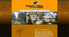 Desktop Screenshot of eastgatepalmslodge.com