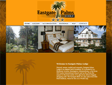 Tablet Screenshot of eastgatepalmslodge.com